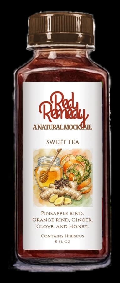 Red Remedy Sweet Tea, 8 oz bottle