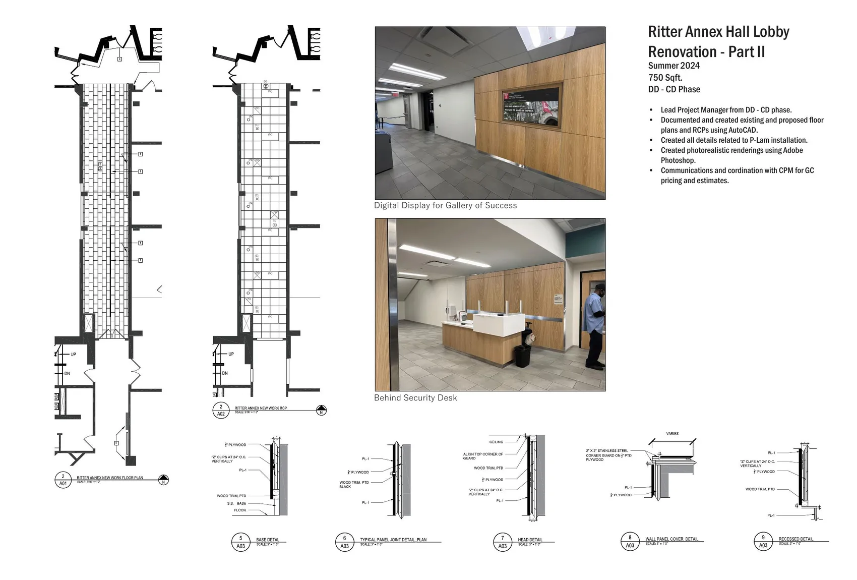 Ritter Annex Hall Lobby Renovation