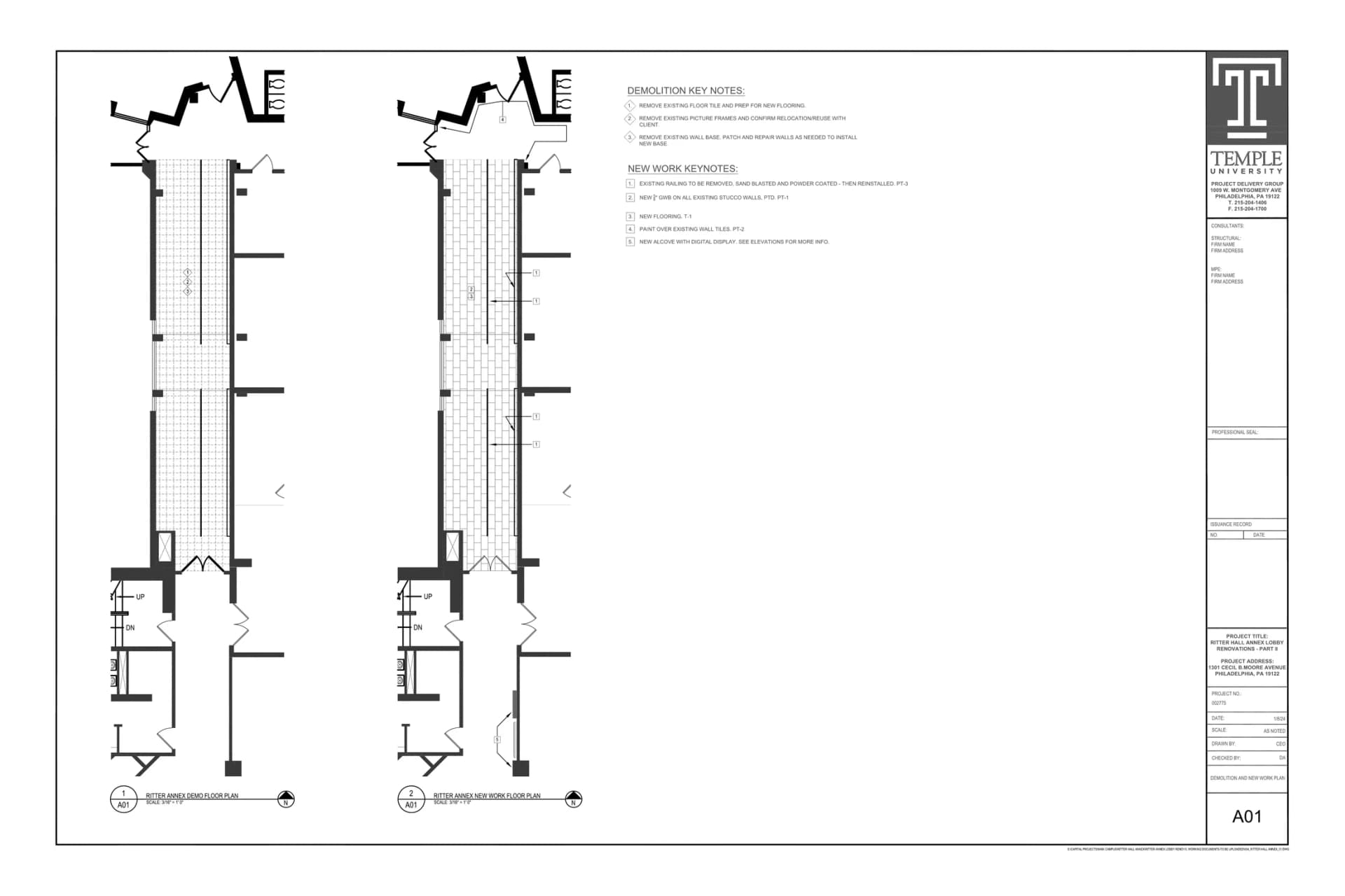 Ritter Annex Hall Lobby Renovation