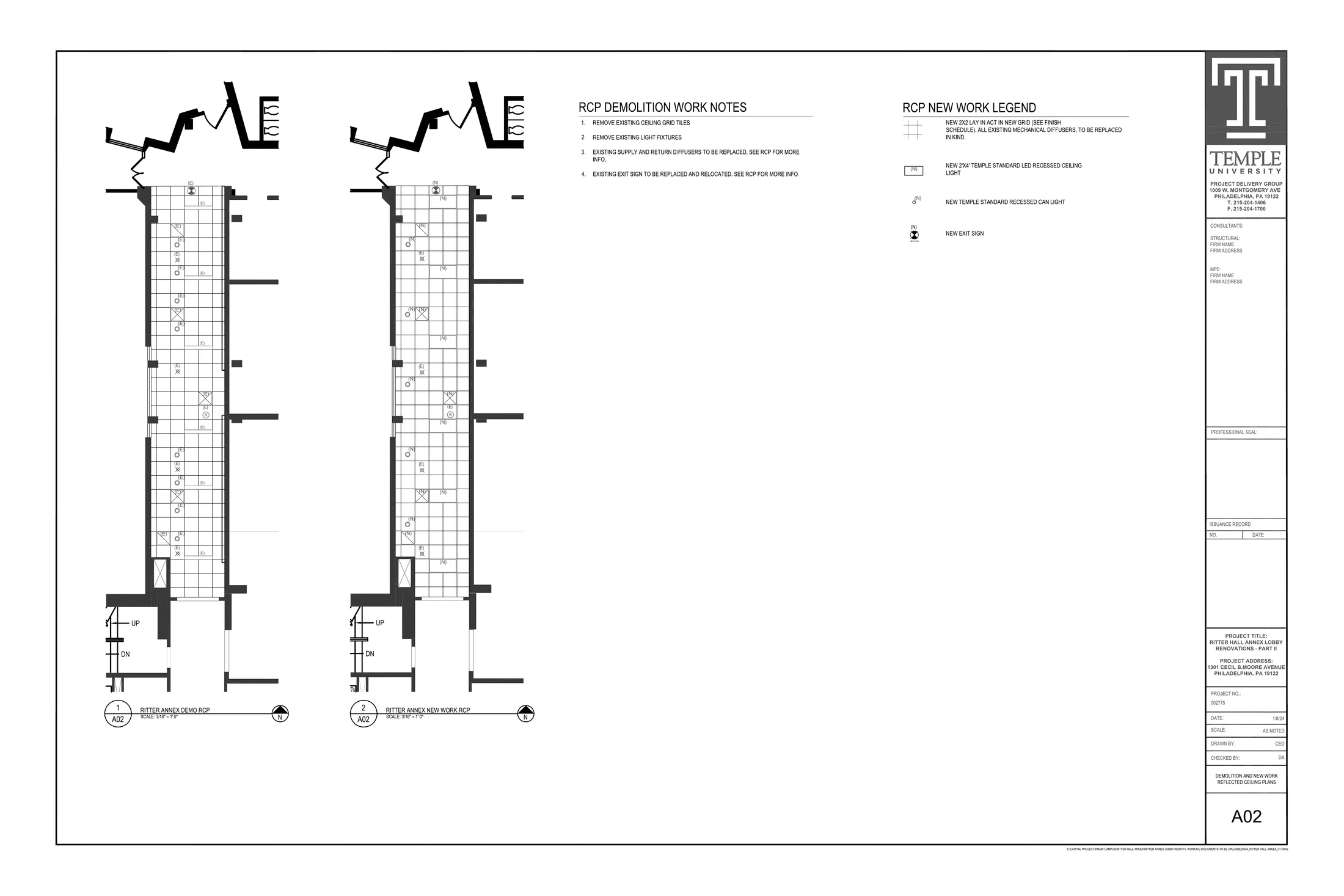 Ritter Annex Hall Lobby Renovation